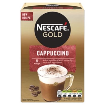 Picture of Nescafe Cappuccino Gold 8pk 124g x6